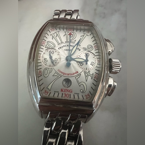 Franck Muller King Conquistador Silver Men's Watch - 8005CC - Picture 2 of 14